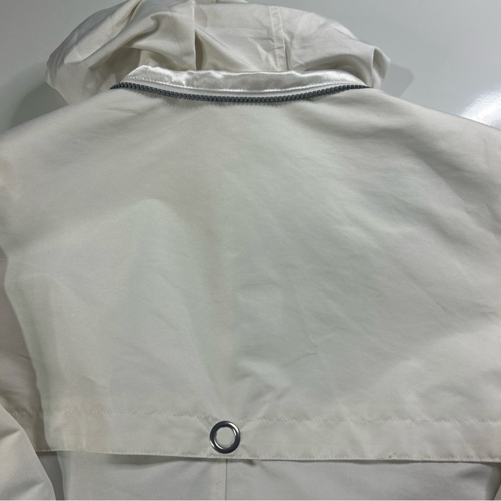 Weatherproof Jacket Coat Women’s Large White Zip Snaps Lightweight Spring Casual - Picture 13 of 16